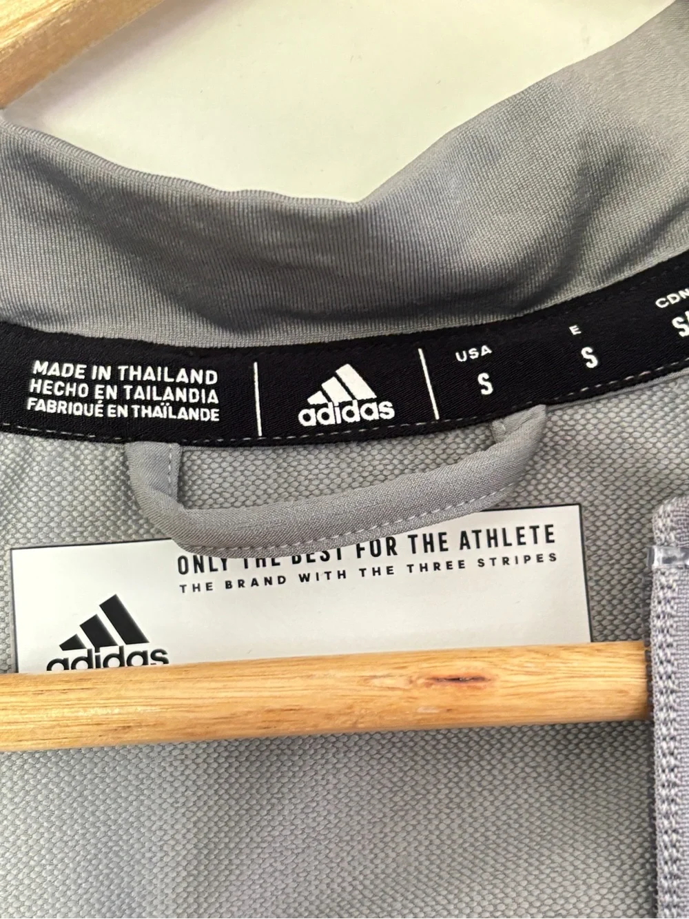 Adidas Men 1/4 Zip Long Sleeve Windbreaker Pullover Small Sample Running Golf